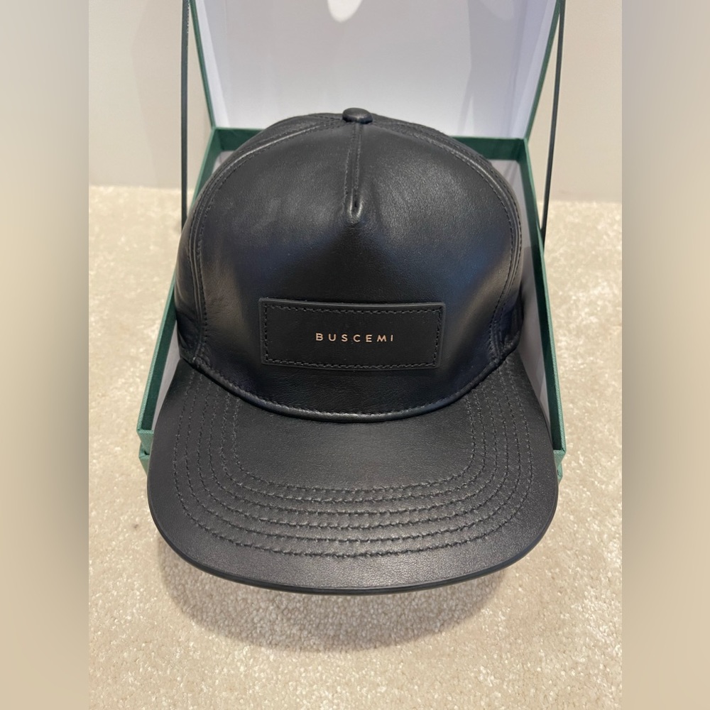 BUSCEMI leather hat
